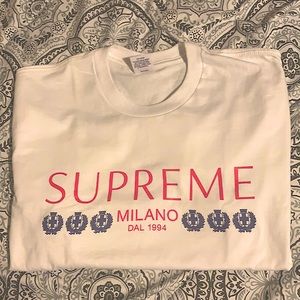 Supreme Milano Tee SS 21 Size M White